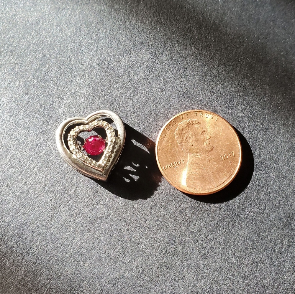 Sterling Silver Heart Pendant-Zales